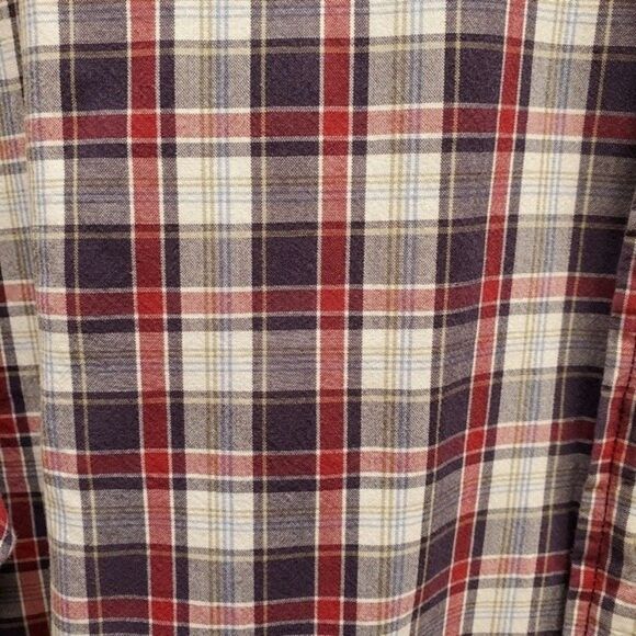 Eddie Bauer Plaid Men's Long Sleeve Shirt in Size M - Picture 4 of 5